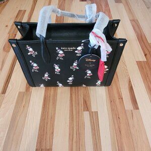 Kate Spade New York Minnie Mouse Medium Market Tote Leather Purse